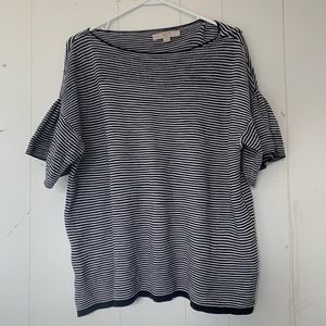 LOFT Bell Sleeve Knit Blouse